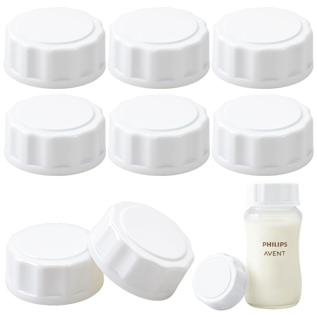 CHUBBIEE travel cap bottle lid for on-the-go feeding and secure seals