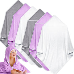 Chumia 6-pack baby towels in gray pack showing neutral unisex option for babies
