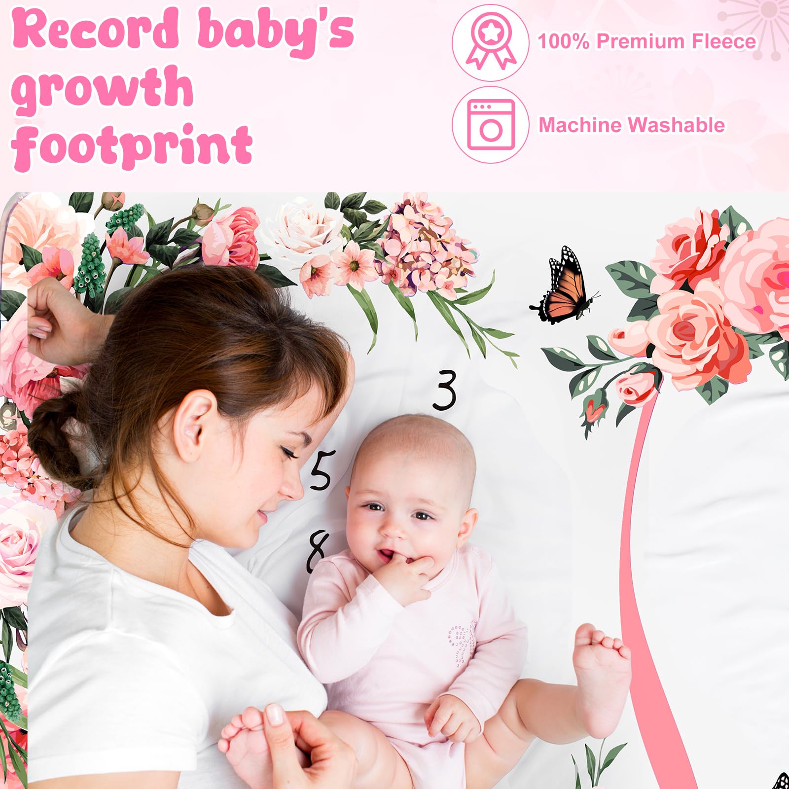 Chumia baby shower gift idea featuring milestone blanket and frames for new parents