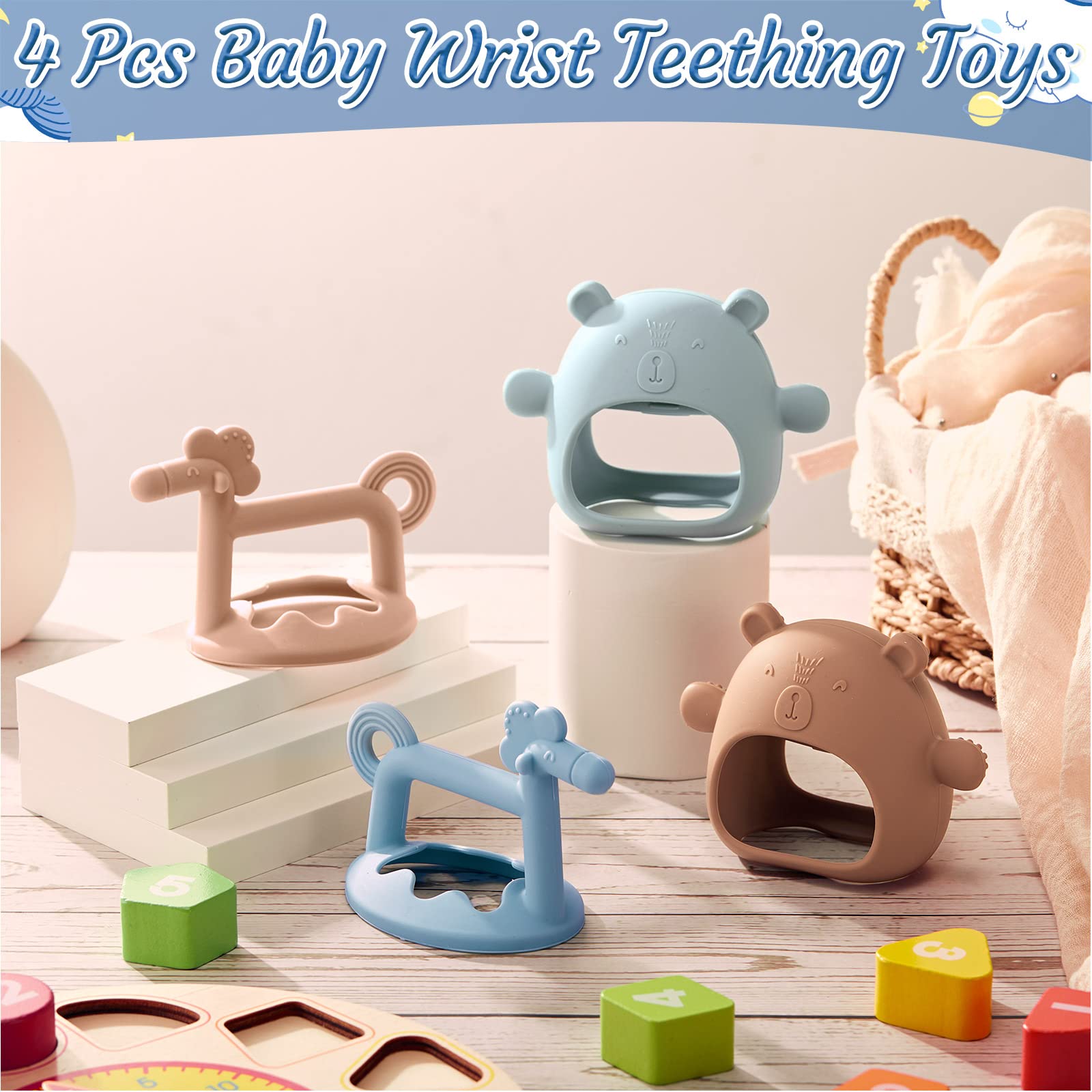 Chumia baby-teether-holding-on-the-go demonstrates portable soothing toy
