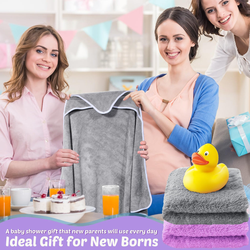 Chumia 30x30 inch towel size demonstrated beside bath essentials