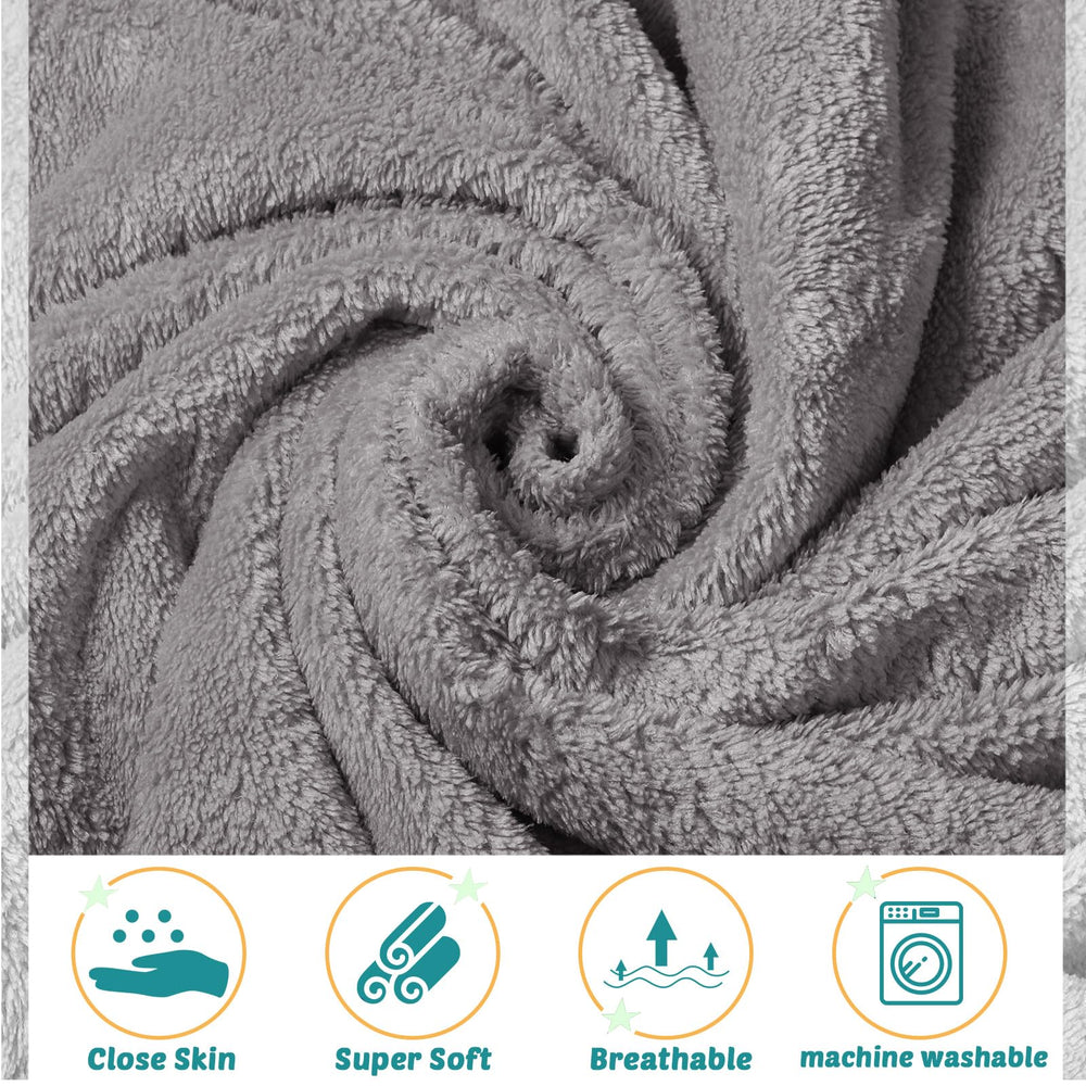 Chumia blue 30x30 hooded towel ideal for toddlers and quick-drying