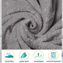 Chumia blue 30x30 hooded towel ideal for toddlers and quick-drying