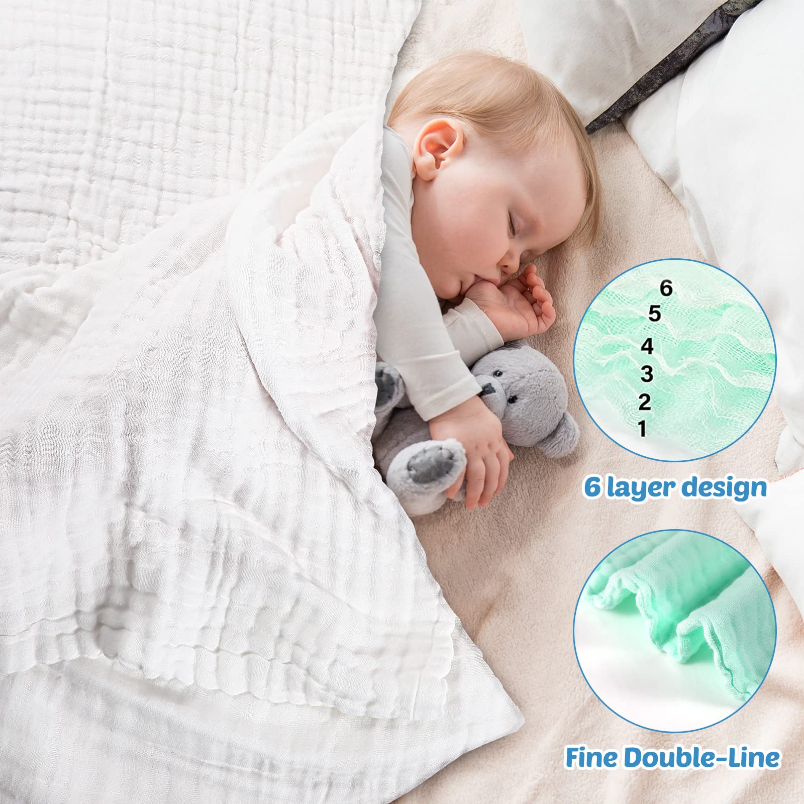 Chumia multi-use towel demonstrates swaddle, blanket, and travel utility.