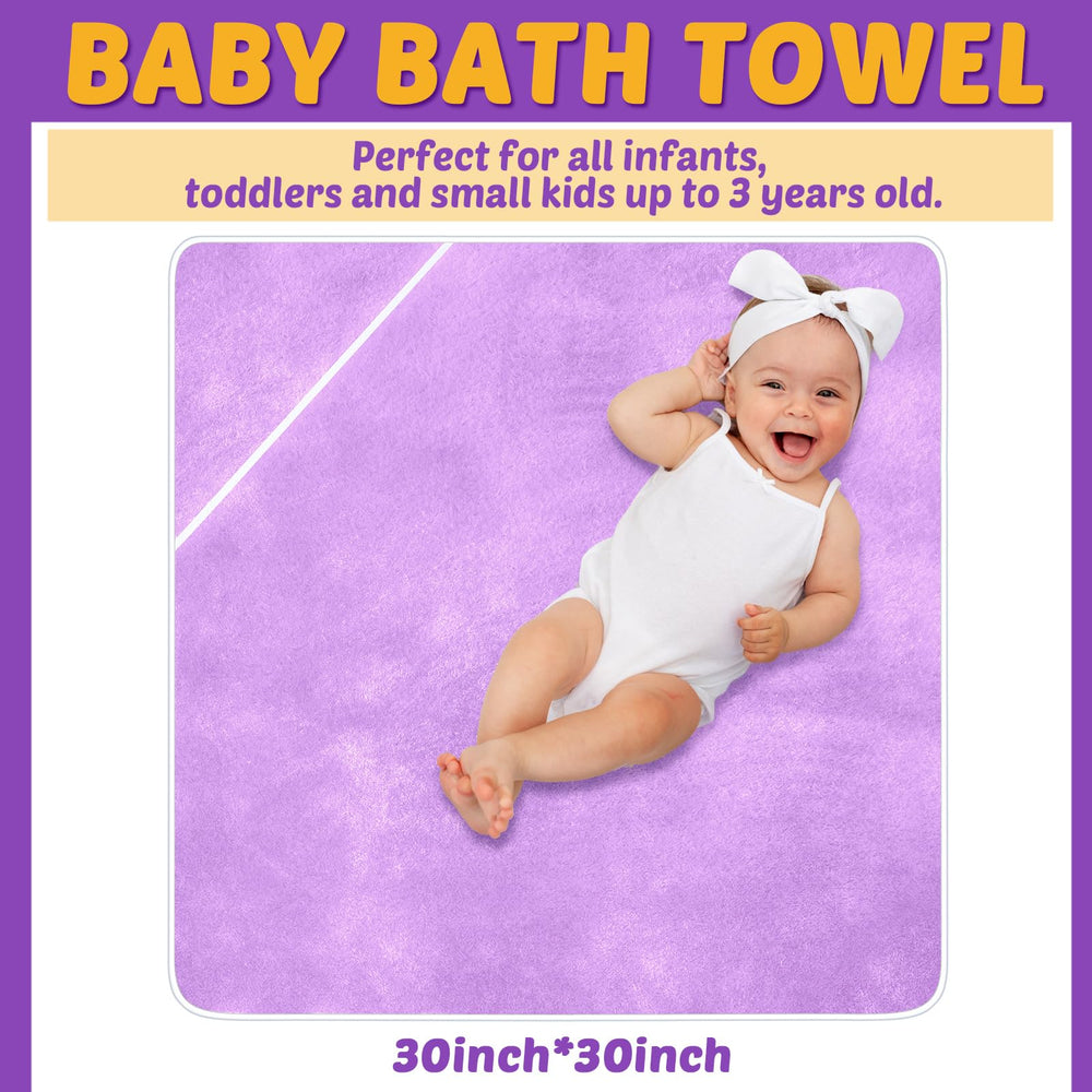 Chumia six-pack baby towels ready for family use and quick changes.