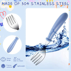 Chumia dishwasher-safe toddler forks for quick, thorough cleaning after meals.