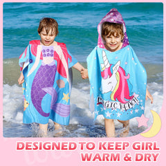 Chumia towels 60x120 cm sized for ages 1–7.