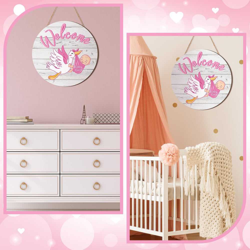 Chunful baby girl sign makes a thoughtful gift for baby showers.