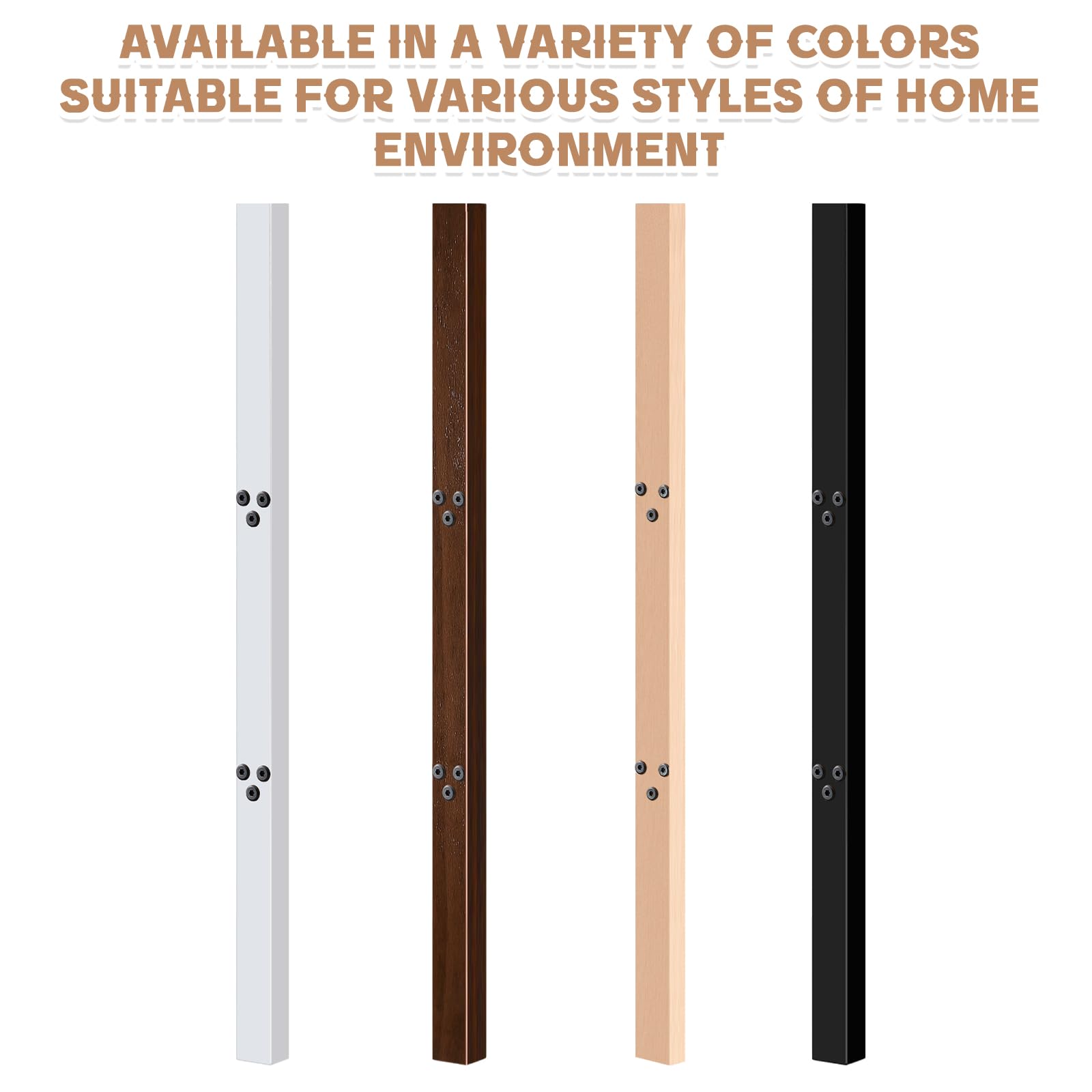 Chunful natural wood color complements home decor while securing gates without holes.