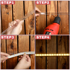 Chunful edge protection on a cabinet door demonstrates durable, scratch-resistant plastic.