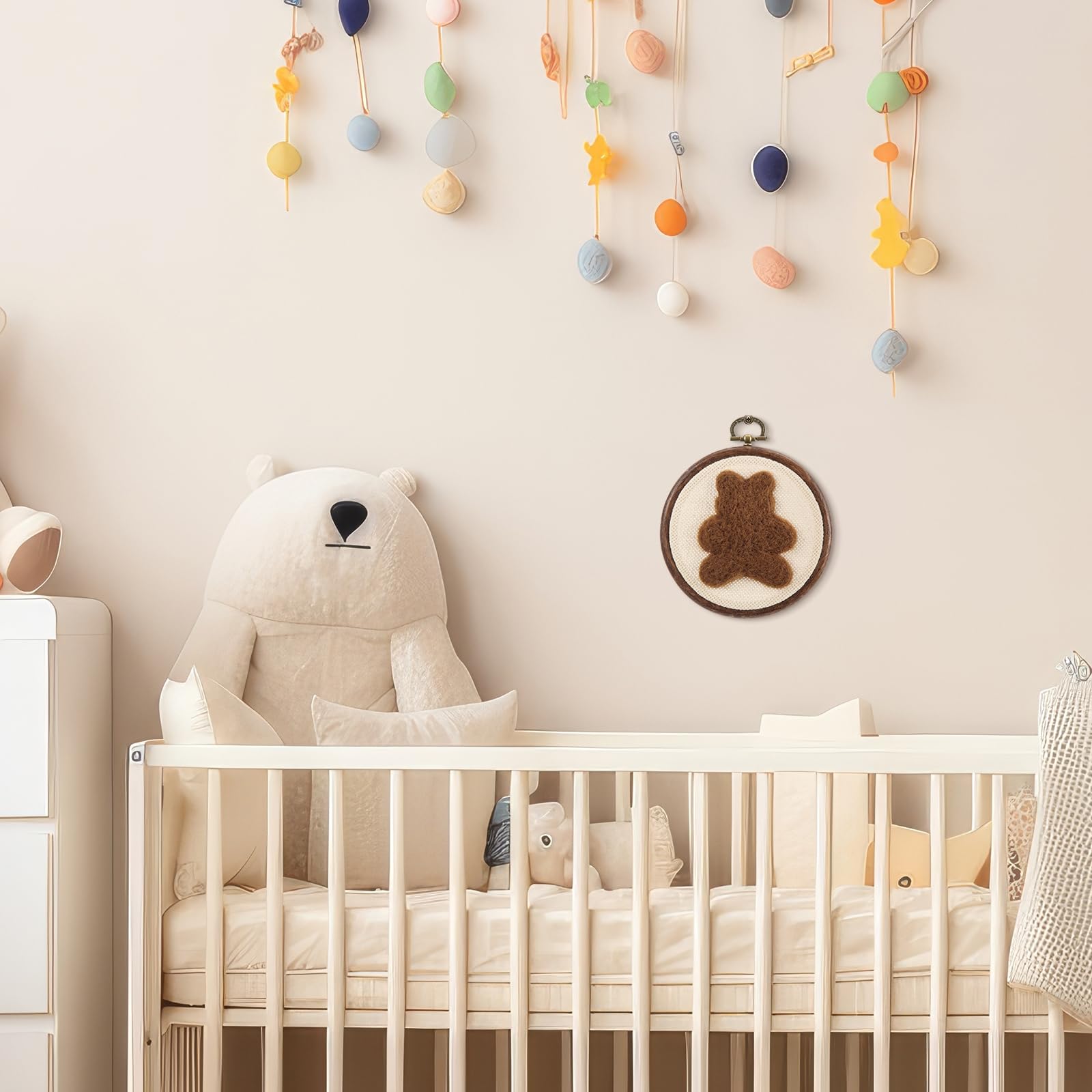 Chunful felted bear wall art gift-ready packaging ideal for thoughtful housewarming