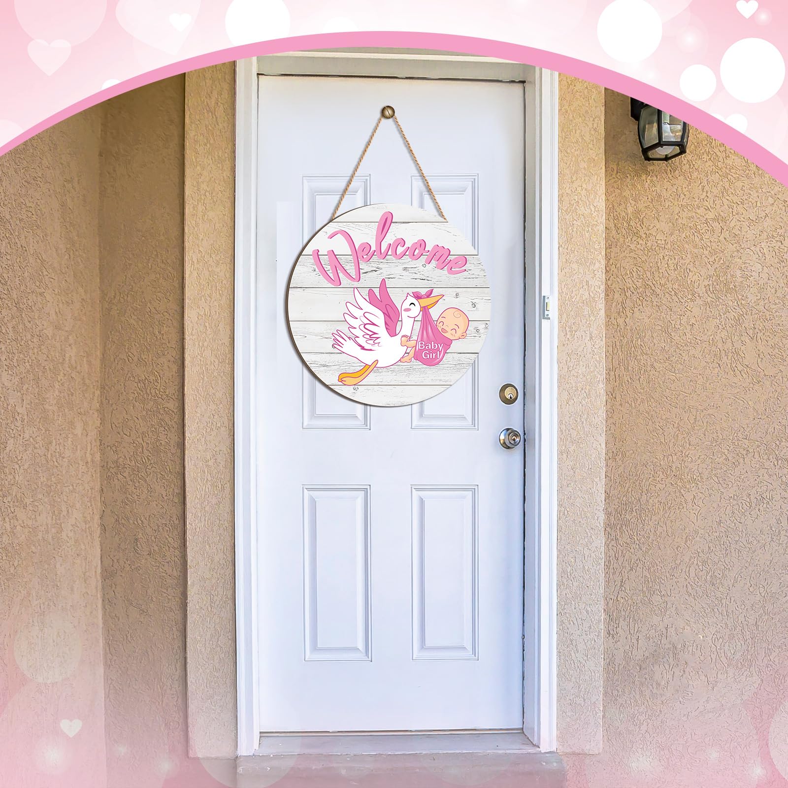 Chunful wooden round sign crafted for lasting farmhouse charm.