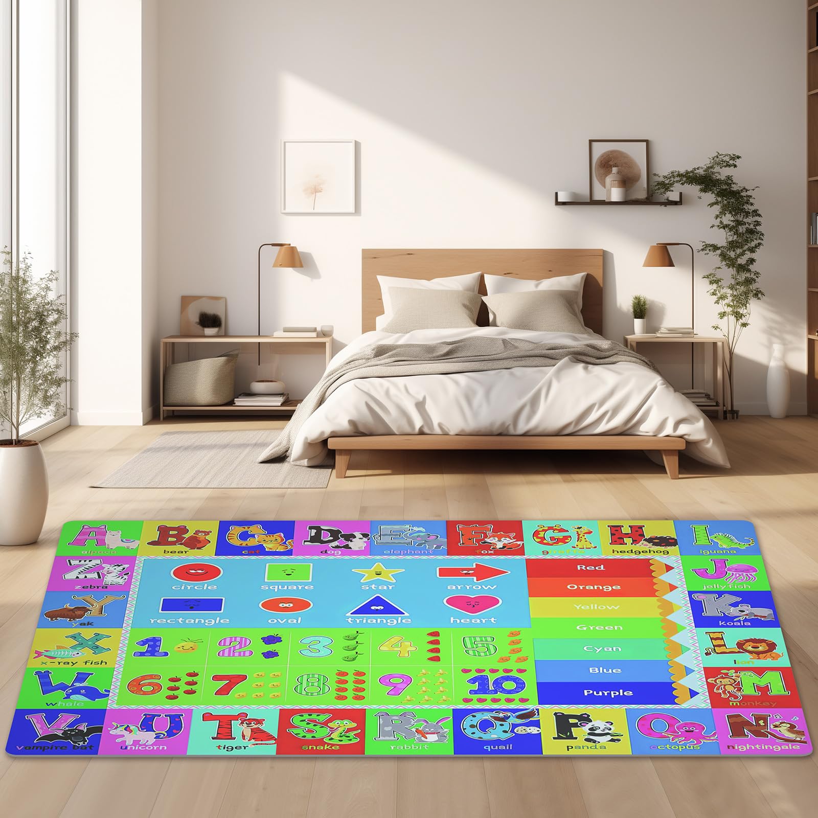 Chunsemeiju 60x80 inch mat offers a roomy play area