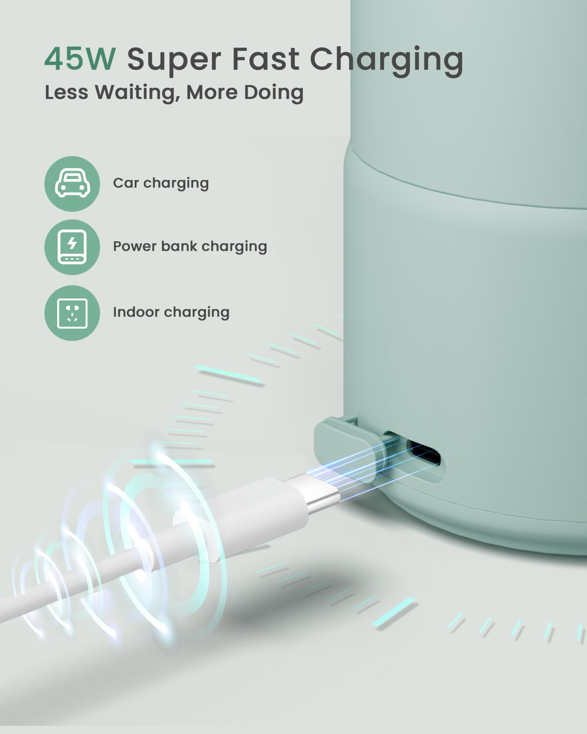 Chunyee portable bottle warmer dual heating modes adapts to milk or water