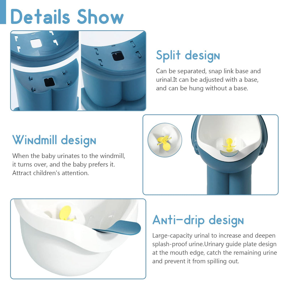 Chussaanj frog-urinal bowl and insert for easy cleaning.