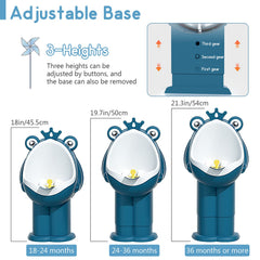 Chussaanj Frog Pee Training with windmill spinner for aim practice.