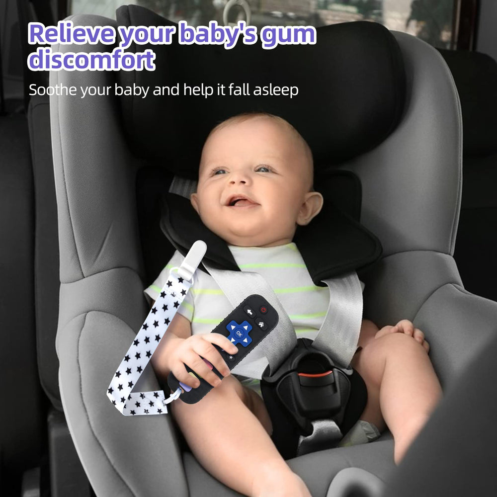 Chuya remote-control teether with soft grip supports secure handling.
