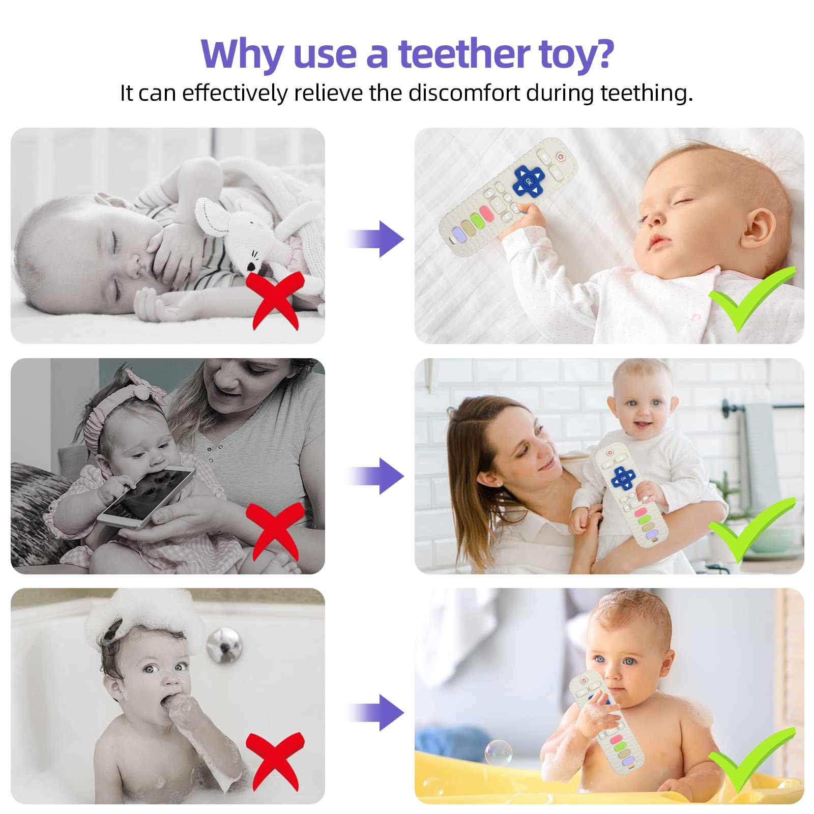 Chuya teether color-recognition shot supports early learning and play.