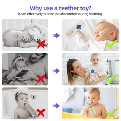 Chuya teether color-recognition shot supports early learning and play.