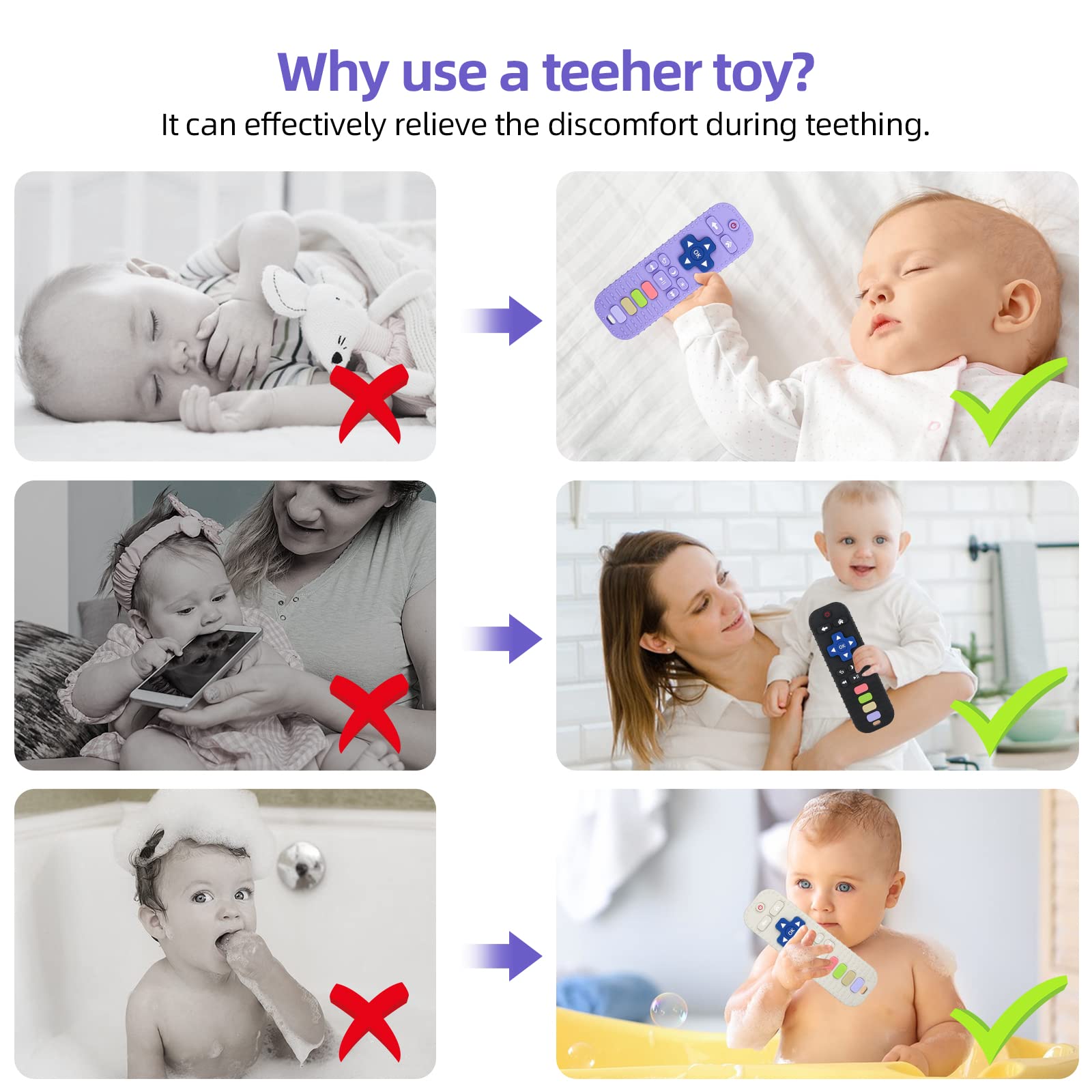 Chuya teether being held by baby supports sensory exploration.