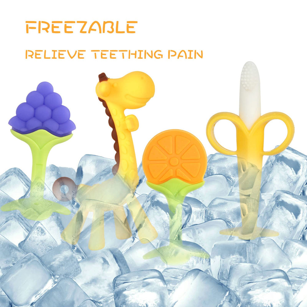 Chuya teether helps develop grip and hand-eye coordination