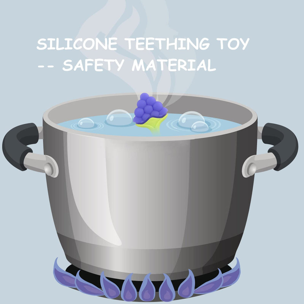 Chuya teething toy made from food-grade silicone and BPA-free