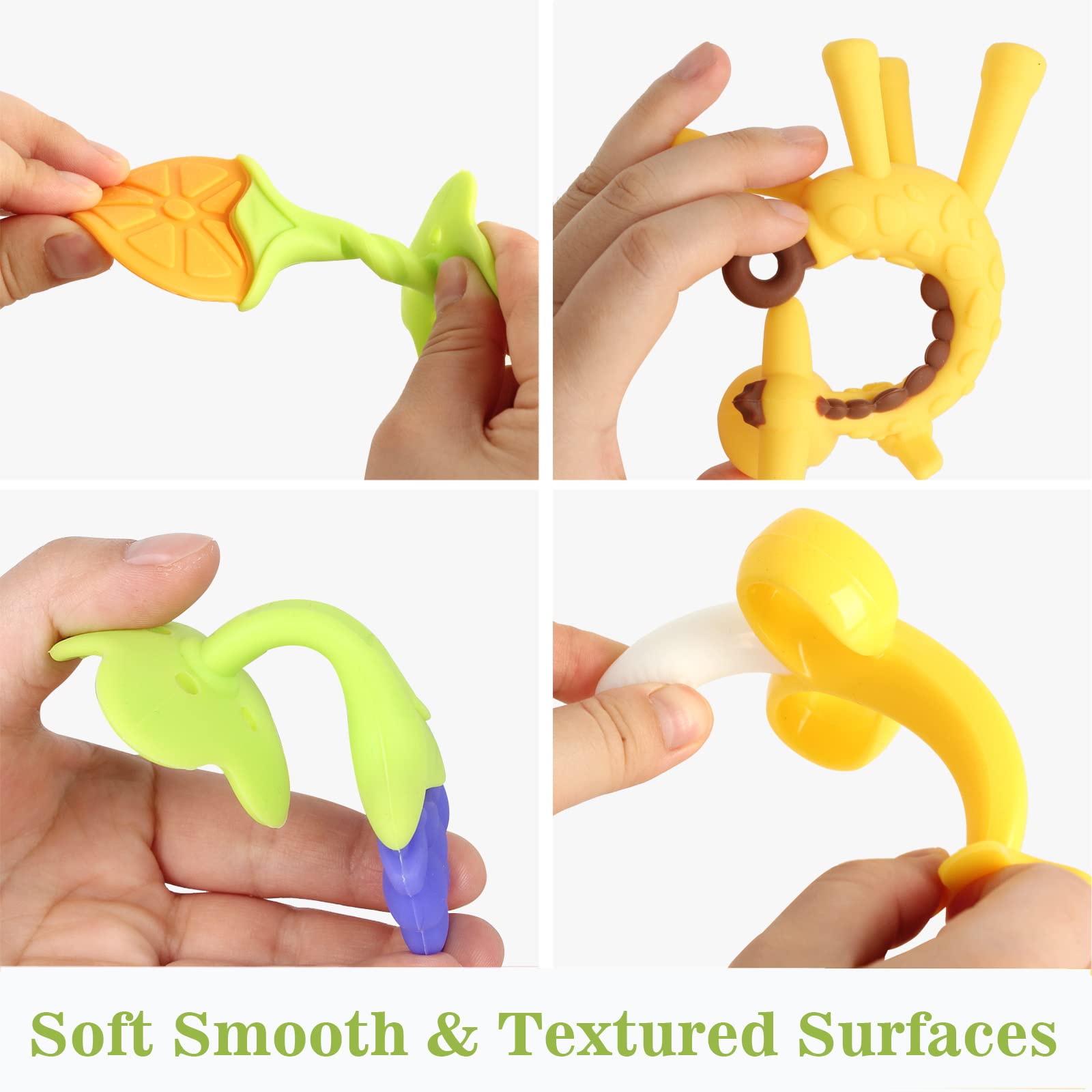 Chuya teething toy offers multiple textures to soothe teething irritability