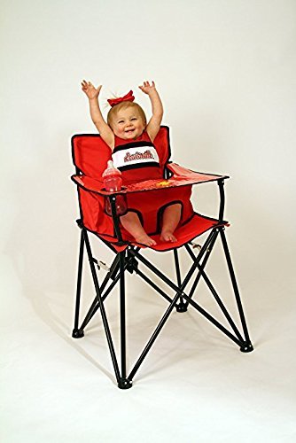 ciao! baby high chair nylon construction for durable outdoor use.