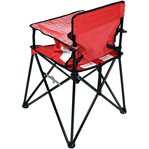 ciao! baby high chair with cup holder ready for on-the-go snacks.