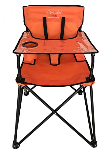 ciao! baby travel high chair with carry bag ready for outdoor use