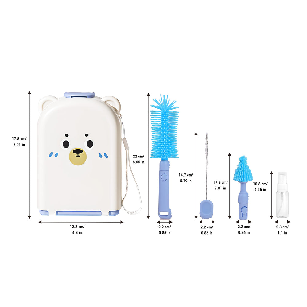 Cicike compact storage fits in diaper bags and carry-ons.
