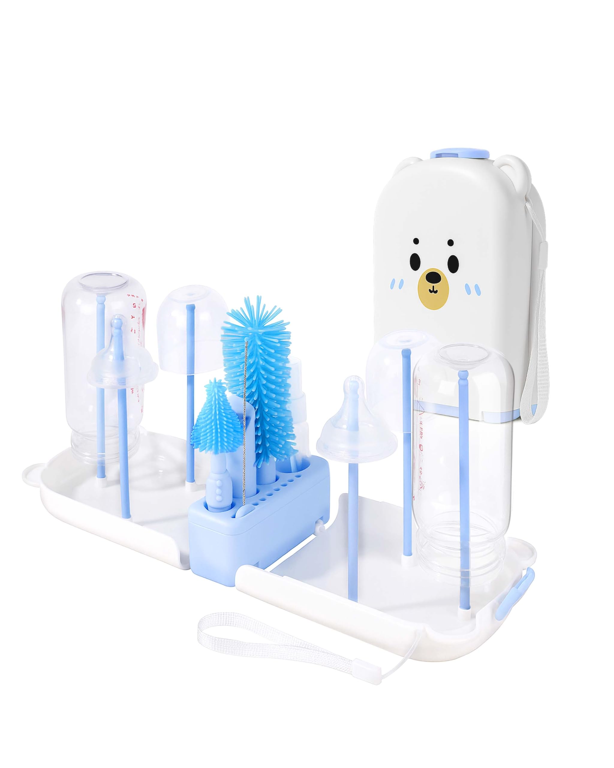 Cicike cleaning-kit portable set supports deep cleaning of bottles, cups, and parts