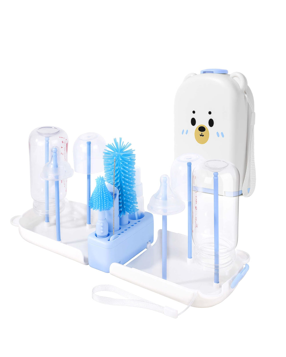 Cicike cleaning-kit portable set supports deep cleaning of bottles, cups, and parts