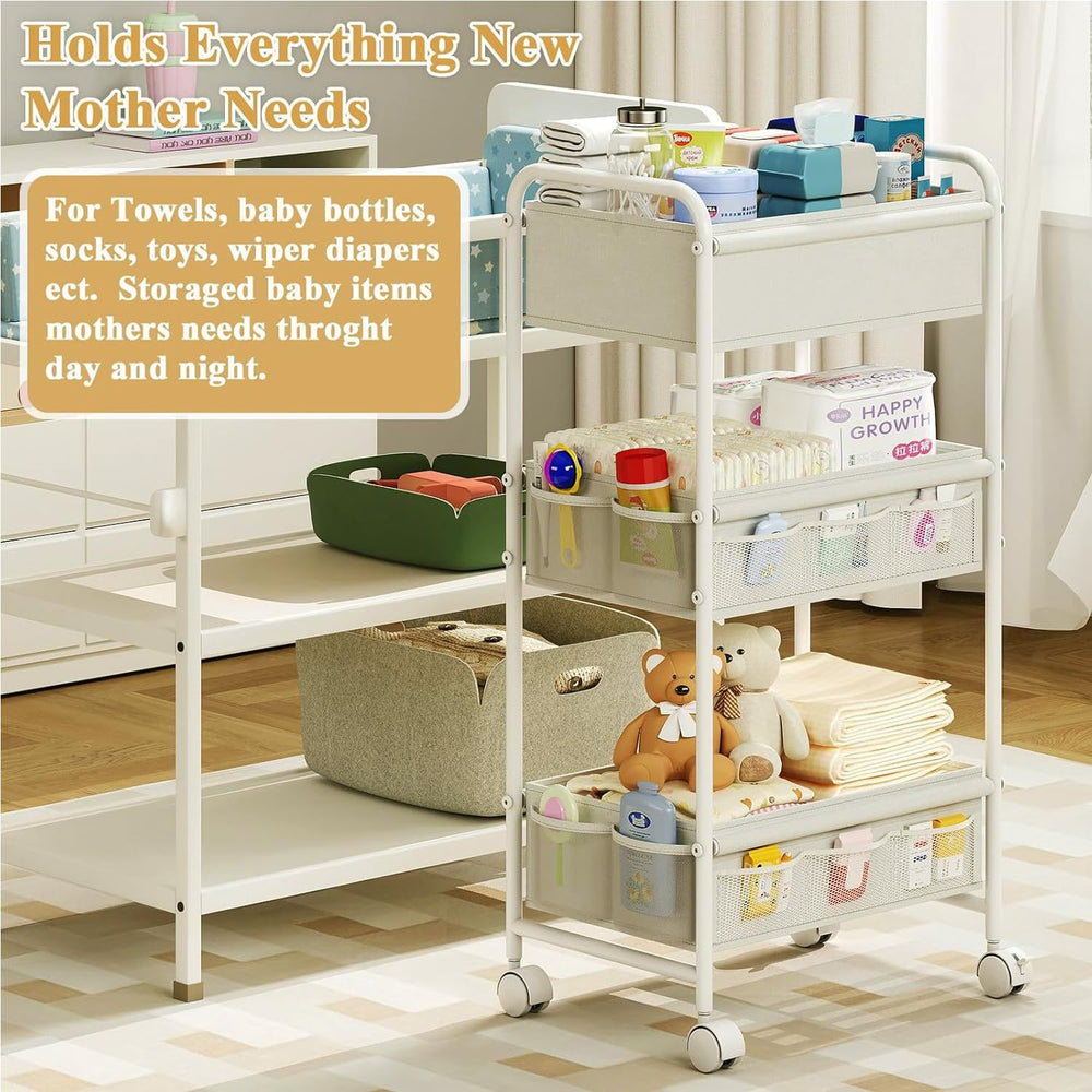 cidaziya divider feature showing individual diaper sheets for quick changes