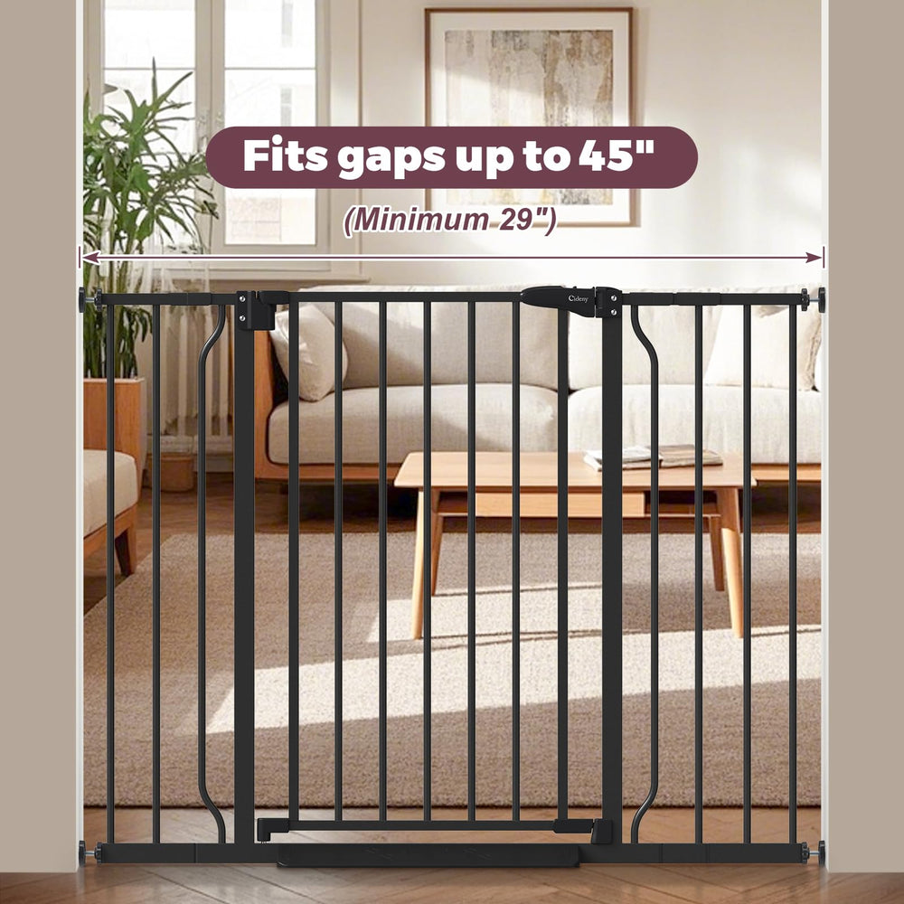 Cideny 29-45 gate installed in doorway for tool-free setup