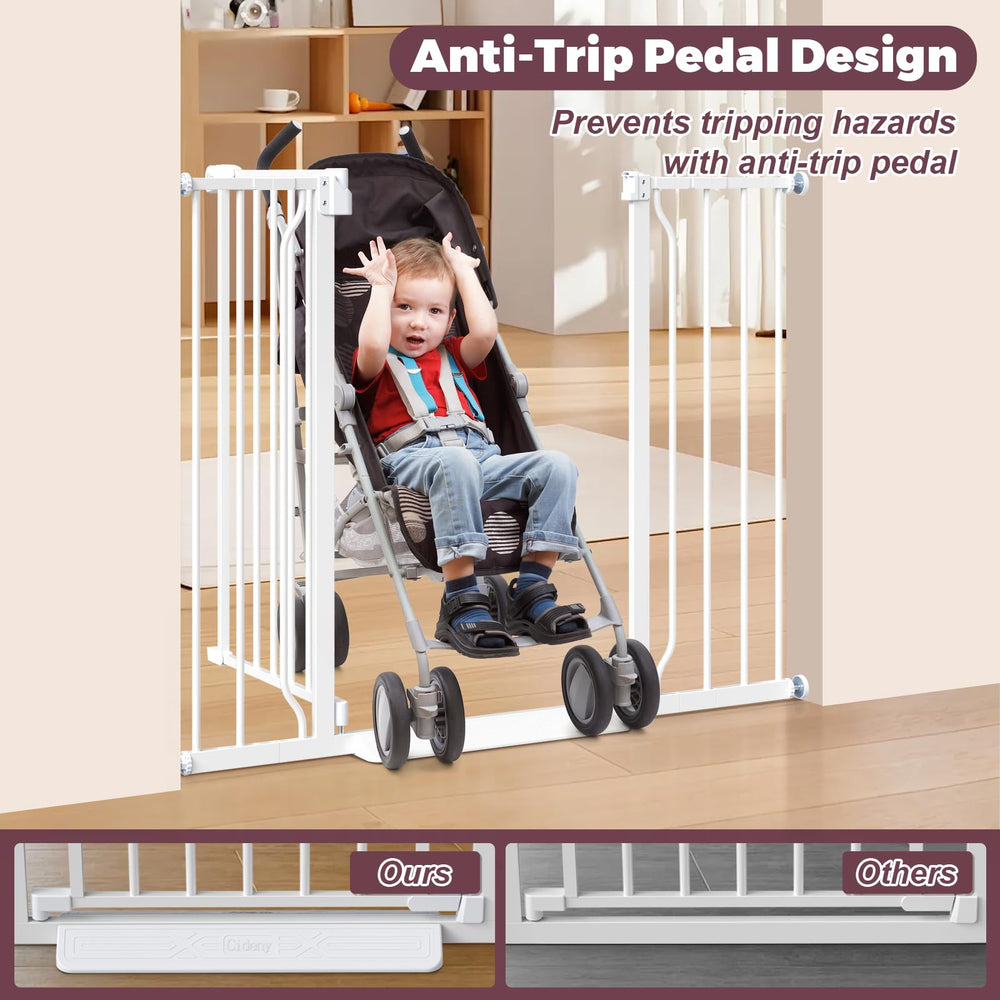 Cideny auto-close gate self-closes under 90 degrees