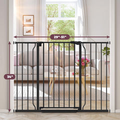 Cideny auto-close gate demonstrates hands free safety with quick self closing action