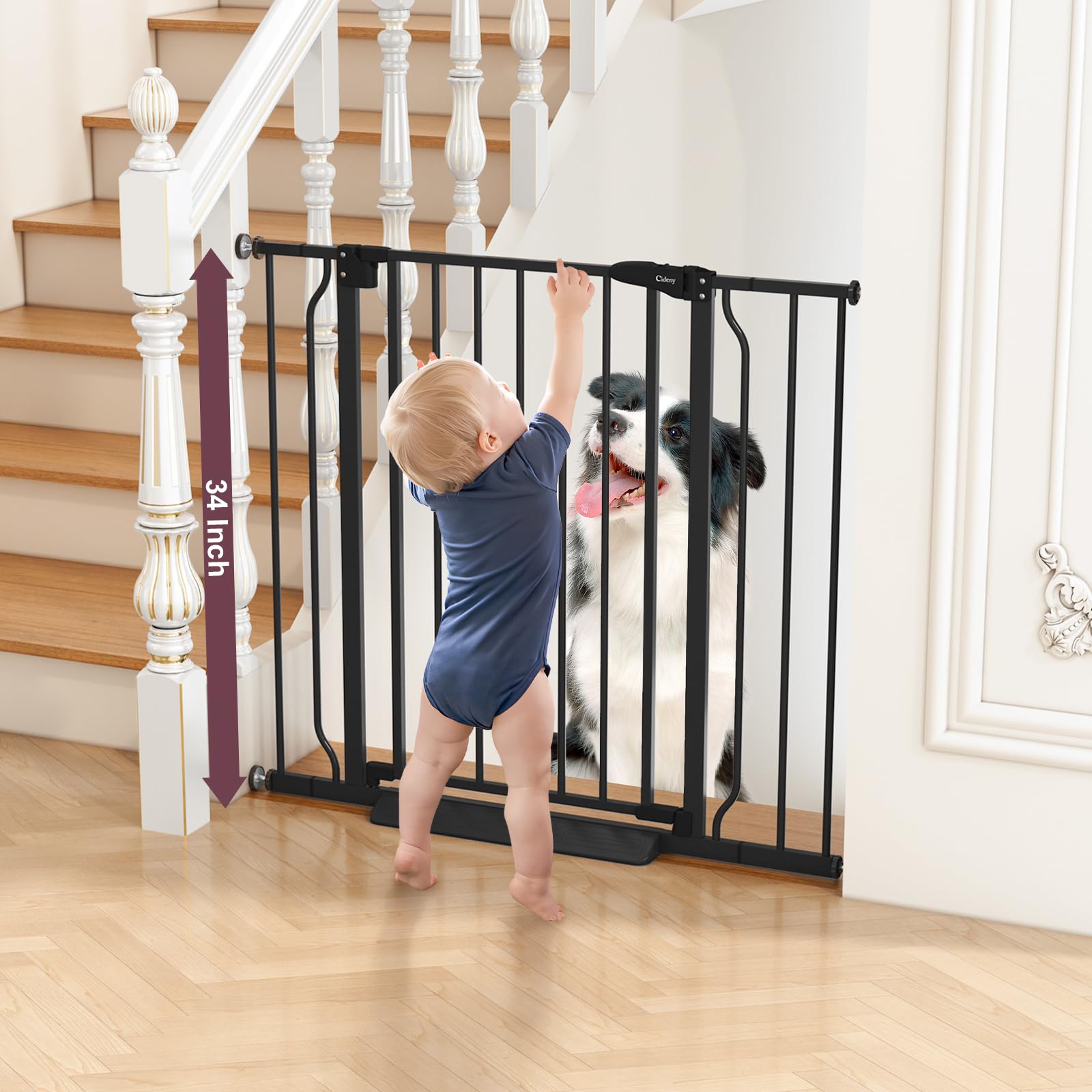 Cideny auto-close mechanism for hands-free, secure doorway passes.