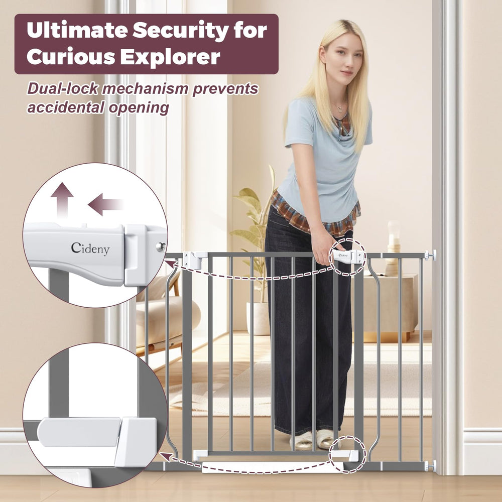 Cideny pressure-mounted installation protects walls and speeds setup