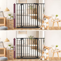 Cideny dual-lock safety keeps children and pets contained.