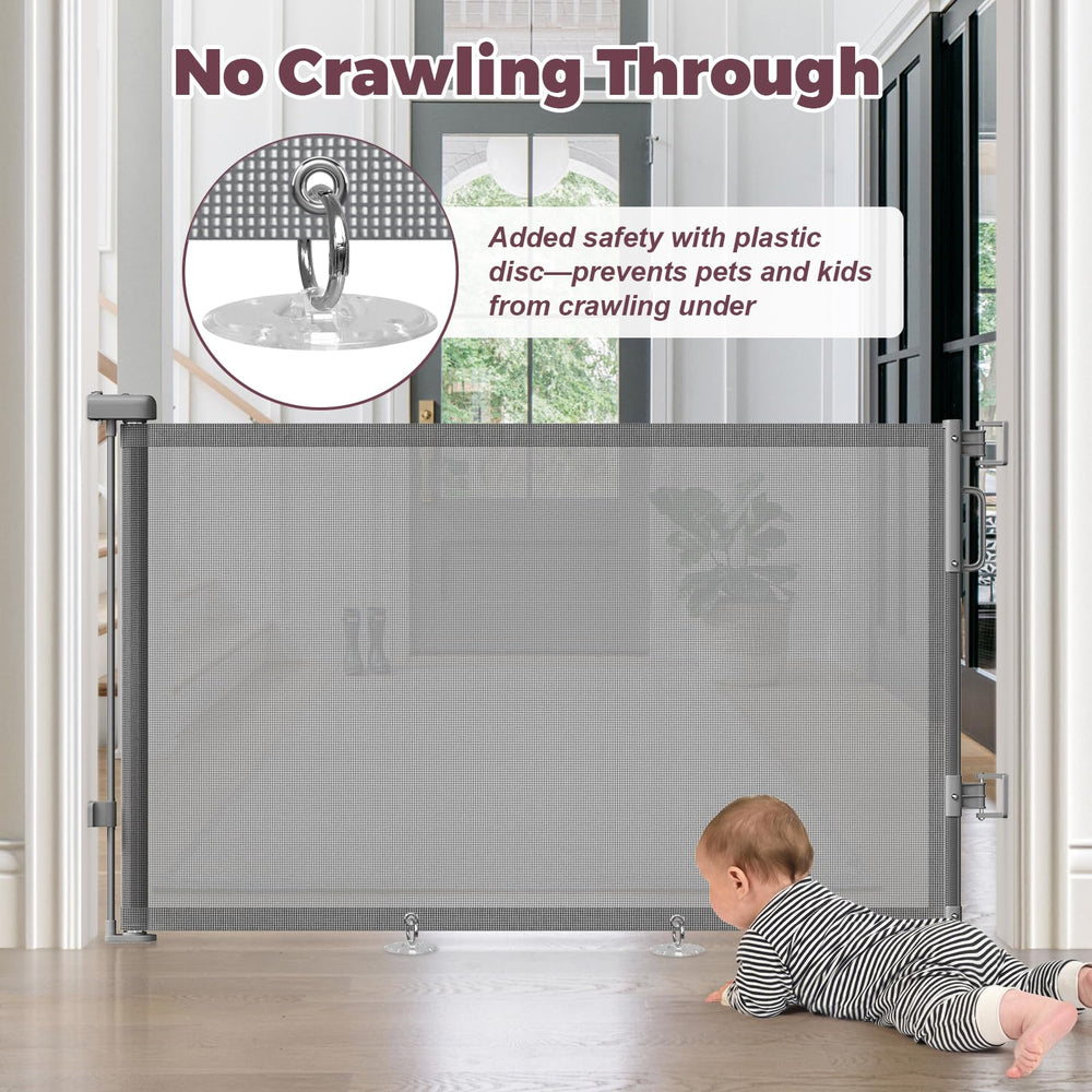 Cideny gate includes installation kit and accessories for quick setup.