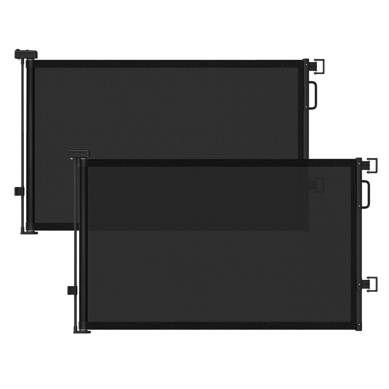 Cideny retractable baby gates two-pack assembly for flexible home safety.
