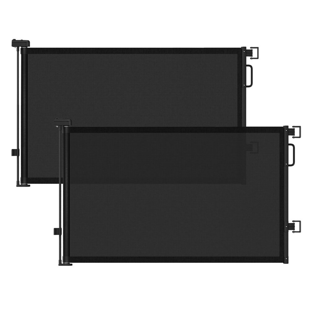 Cideny retractable baby gates two-pack assembly for flexible home safety.