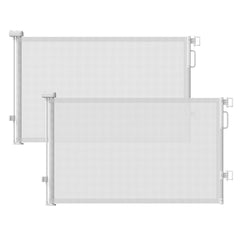 Cideny retractable gates 2-pack extended to 55 wide for spacious room zoning