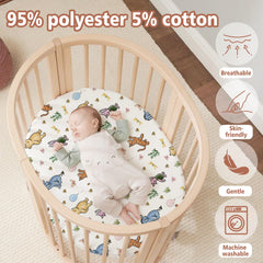 Cidobi Winnie 32x16 inch size fits most bassinet shapes.