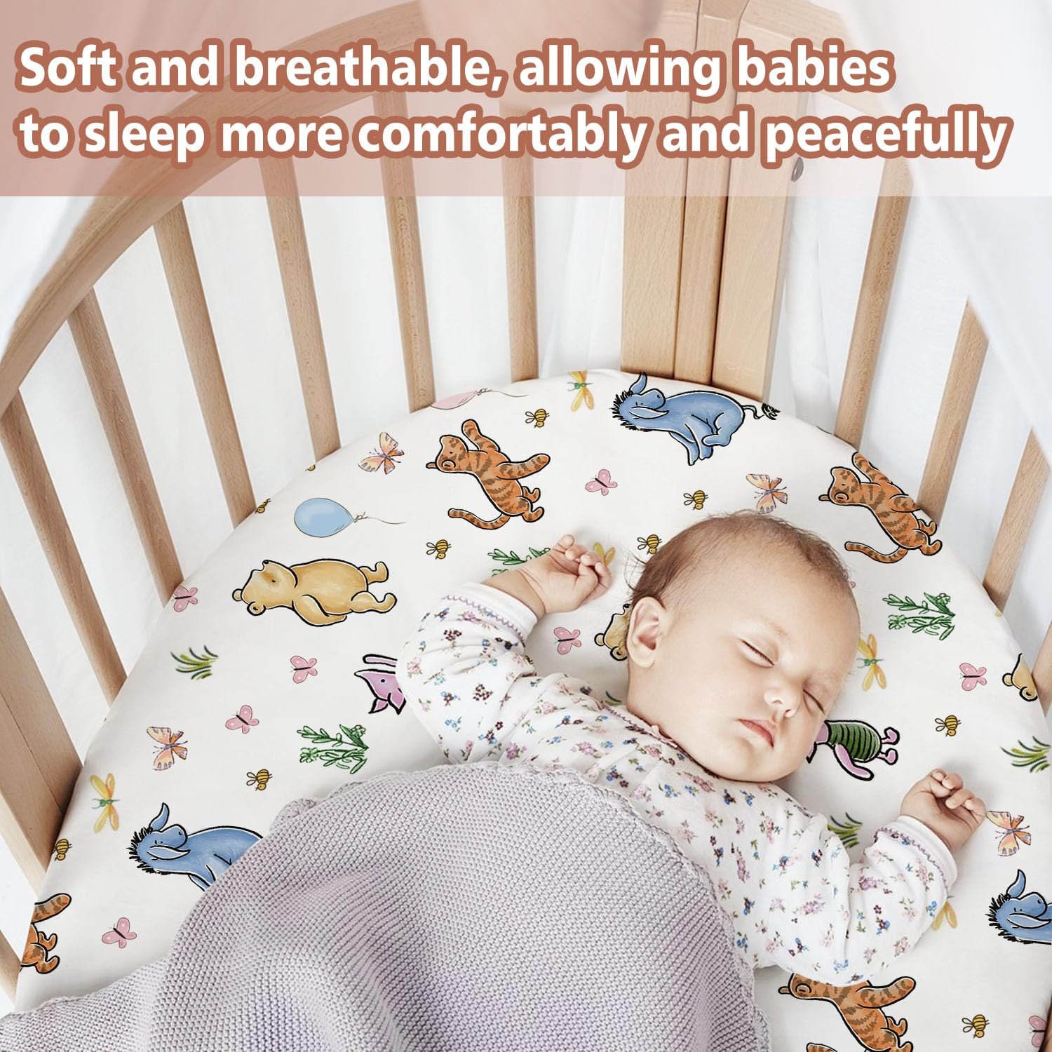 Cidobi Winnie sheet machine-washable for easy care.