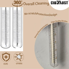 CIDYAUST baby bottle-safe straw cleaner brush for bottles and narrow-neck containers