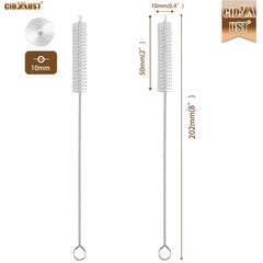 CIDYAUST silicone tip straw cleaner for scratch-free care of delicate straws
