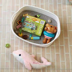 CIKI HOME cotton rope basket with open top makes easy item placement.