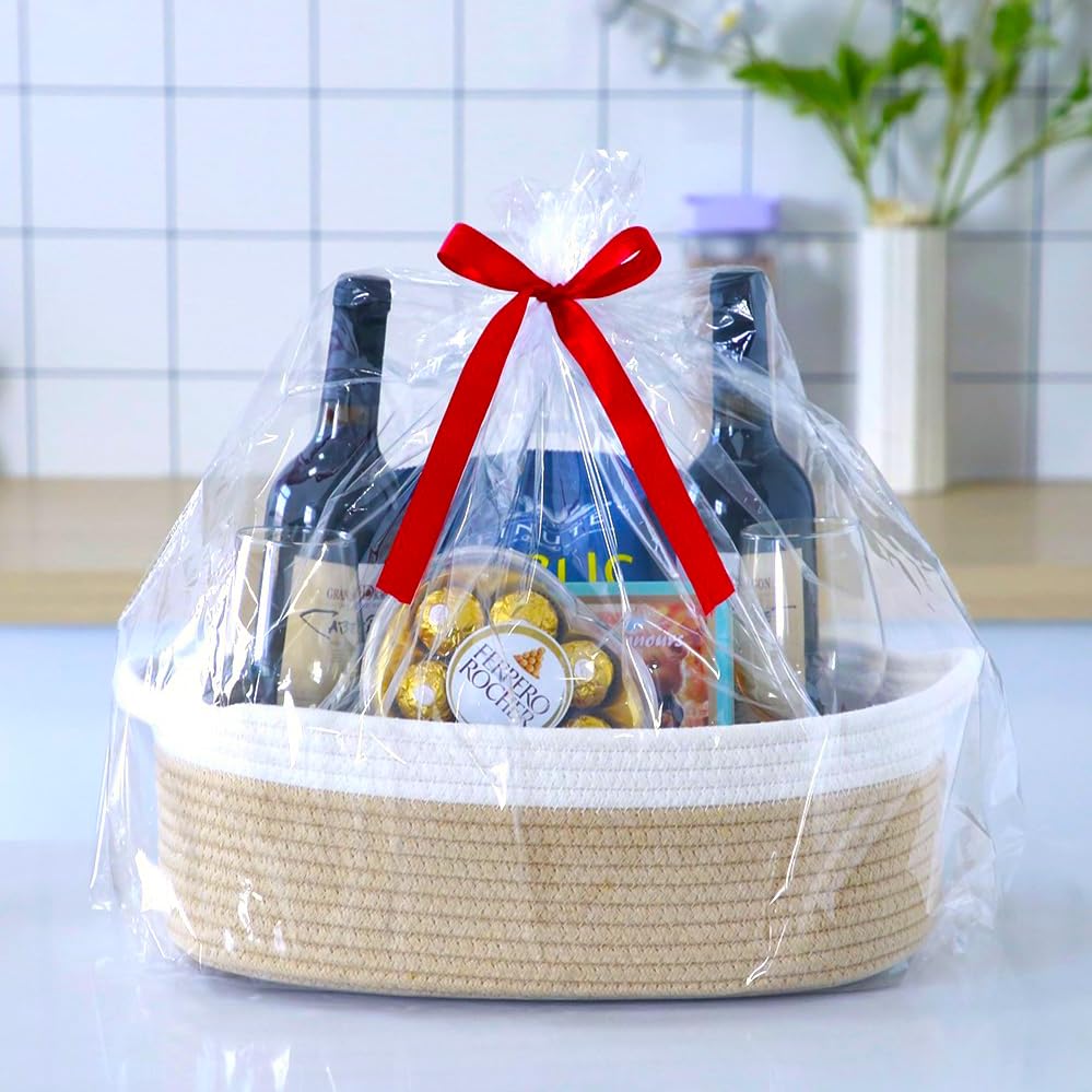 CIKI HOME storage basket open view highlights flexible access for items